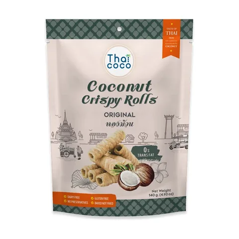 Thai Coco, Кокосовые хрустящие трубочки